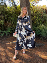 The Georgina- Abstract Print Maxi Dress