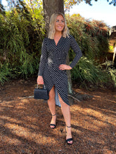 The Mila - Polka Dot Ruched Waist Dress
