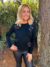 The Camryn- Flower Detail Knit