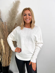 The Jada - Diamante Embellished Knit