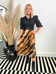 The Lacie- Maxi Dress with Abstract Print