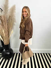 The Chrissy - Cropped Bomber Jacket