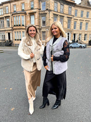 The Carrie-ann- Fur Gillet with Zip Detailing