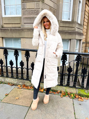 The Shan - Long Line Puffa with Fur Hood