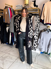 The Helena - Leopard Print Longline Cardigan