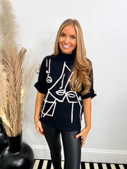 The Izzy - Abstract Face Knit