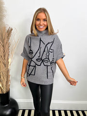 The Izzy - Abstract Face Knit