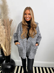 The Blake - Boucle Zip Up Coat