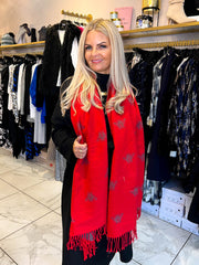 The Iona- Bee Detailing Scarf