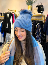 The Libby - Shimmer Thread Pom Pom Hat