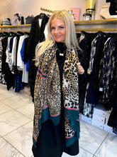 The Zara- Leopard Print Detail Scarf