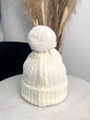 The Candy- Woollen Hat with Pom Pom