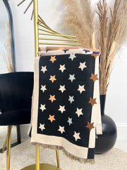 The Molly- Scarf with Star Detailing
