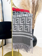 The Frankie- Geometric Print Scarf