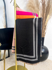 The Beth- Line Detail Scarf