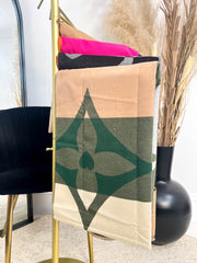 The Cara- Abstract Print Scarf