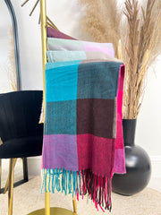 The Sallie- Checked Scarf