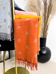The Iona- Bee Detailing Scarf