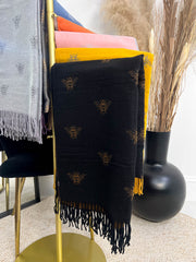The Iona- Bee Detailing Scarf