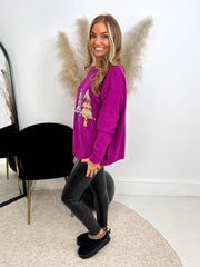 The Chrissy- Sparkle Christmas Knit