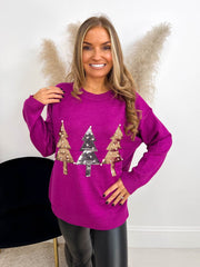 The Chrissy- Sparkle Christmas Knit