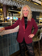 The Parker - Sequin Collar Blazer