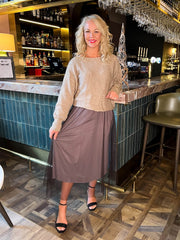 The Harper - Tulle Dress and Knit Coord