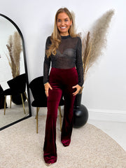 The Karina - Mesh Bodysuit with Diamante Detailing