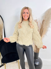 The Zara - Chevron Fluffy Knit