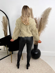 The Zara - Chevron Fluffy Knit