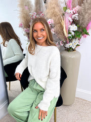 The Bailey - Knitted Bow Jumper