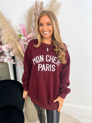 The Alyson - Paris Print Sweatshirt