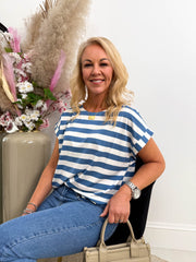 The Sinead - Short Sleeve Striped T-Shirt