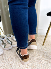 The Paisley - Black Distressed Sole Star Trainers