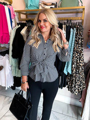 The Roni - Pin Stripe Shirt