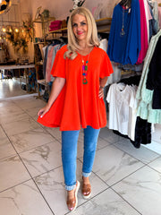 The Sunny - Floaty Necklace Blouse