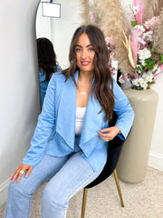 The Lynda - Suede Waterfall Jacket