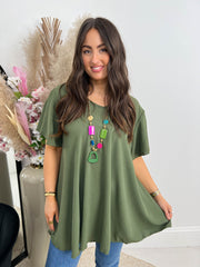 The Sunny - Floaty Necklace Blouse