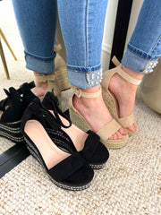 The Mari - Suede Wedge