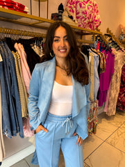 The Lynda - Suede Waterfall Jacket