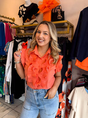 The Briana - Ruffle Blouse