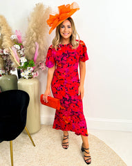 The Kinsley- Floral Ruched Maxi Dress