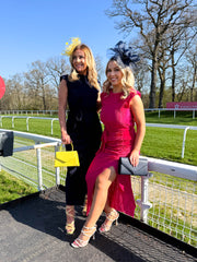 The Rachel - Navy Ruched Dress