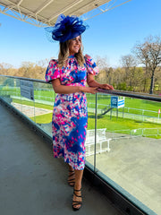 The Tilly - Tie Dye Puff Sleeve Dress