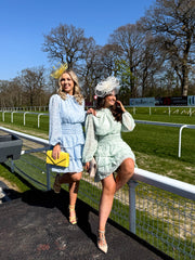 The Lila - Embroidered Frill Mini Dress