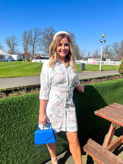 The Mika - Paisley Print Mini Shirt Dress