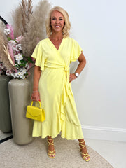 The Tessa- Ruffle Wrap Dress