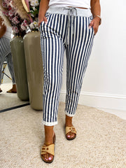 The Hannah - Pin Stripe Jogger