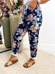 The Hannah - Floral Joggers