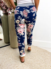 The Hannah - Floral Joggers